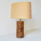stolní lampa hnědá přírodní